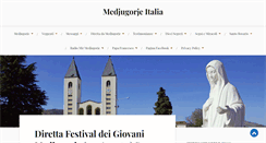 Desktop Screenshot of medjugorje-italia.com